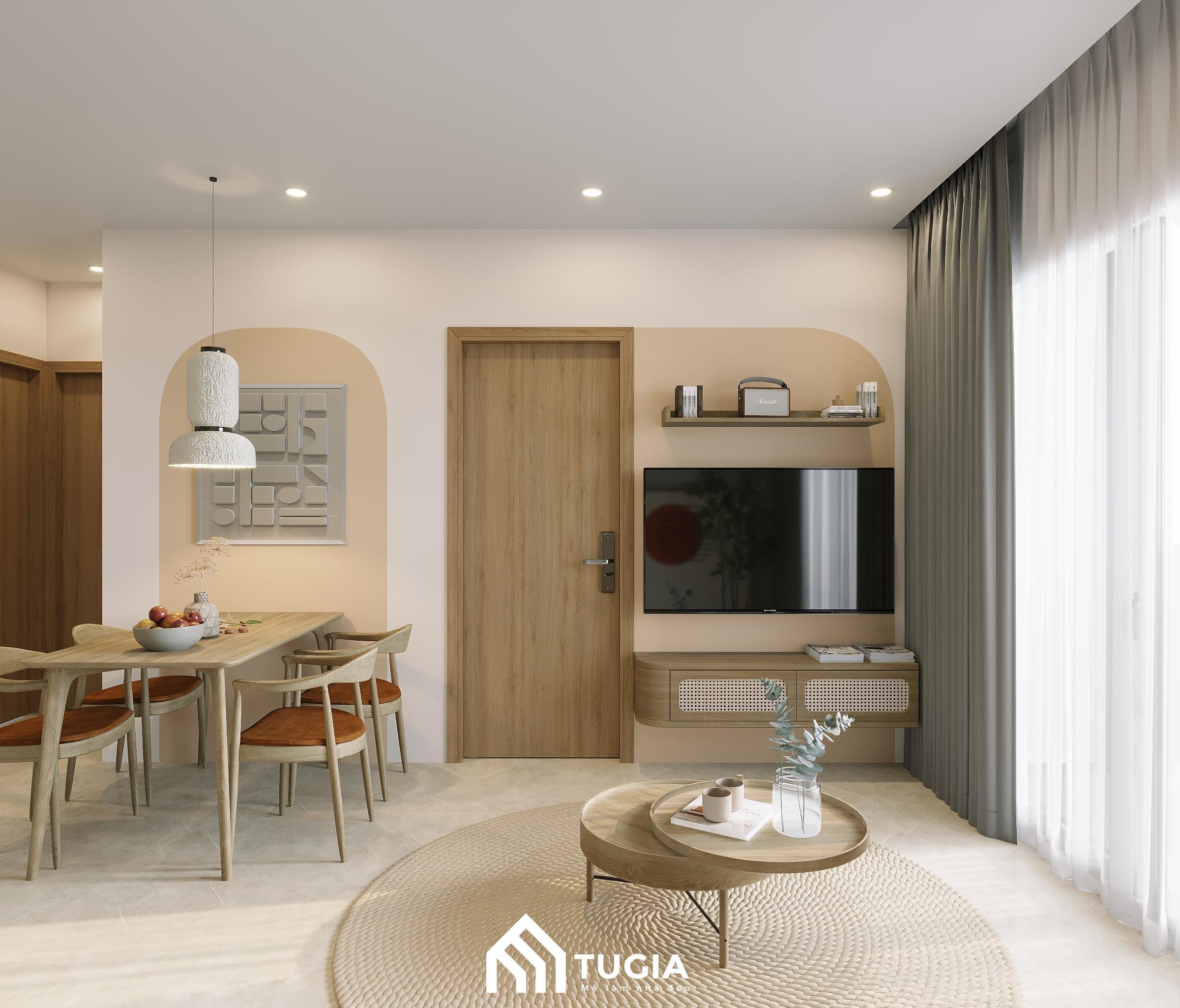 Nội thất Tứ Gia thiết kế căn hộ chung cư của Anh Sang theo phong cách Bắc Âu