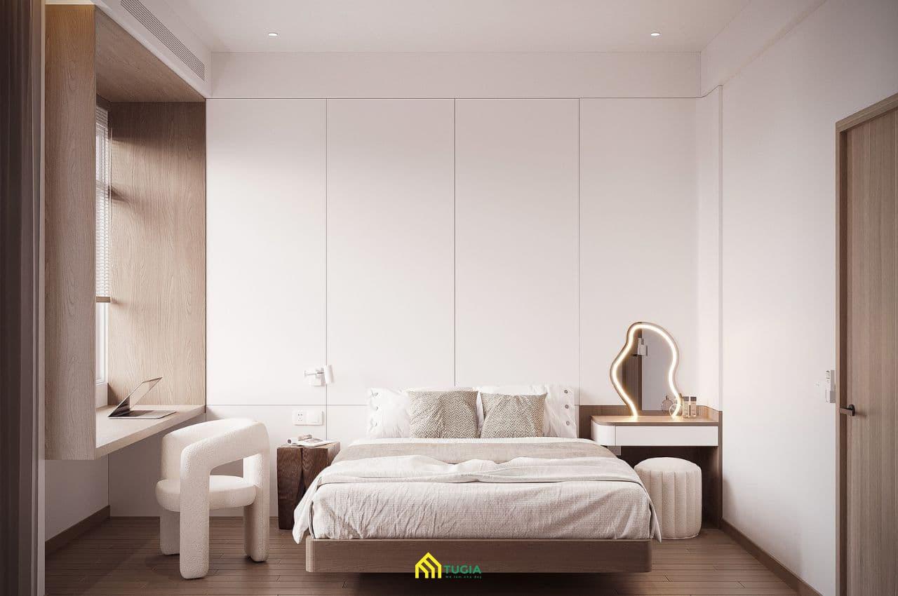 Thiết kế phòng ngủ Hàn Quốc tận dụng nhiều ánh sáng tự nhiên