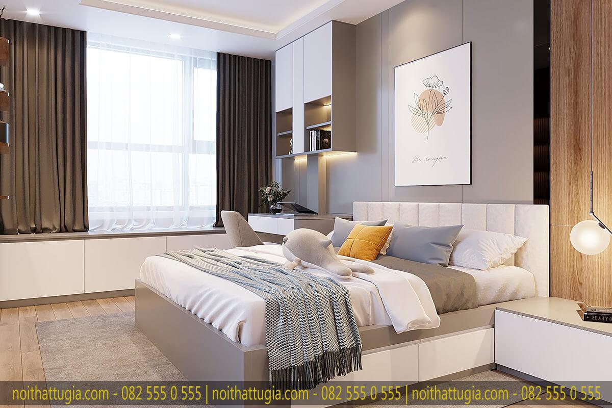 Thiết kế phòng ngủ master hợp phong thủy đem lại may mắn, sức khỏe