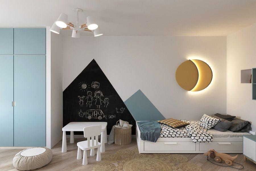 Trang thiết bị nội thất phòng ngủ trẻ em cao cấp, chất liệu an toàn là các yếu tố cơ bản khi thiết kế phòng cho bé