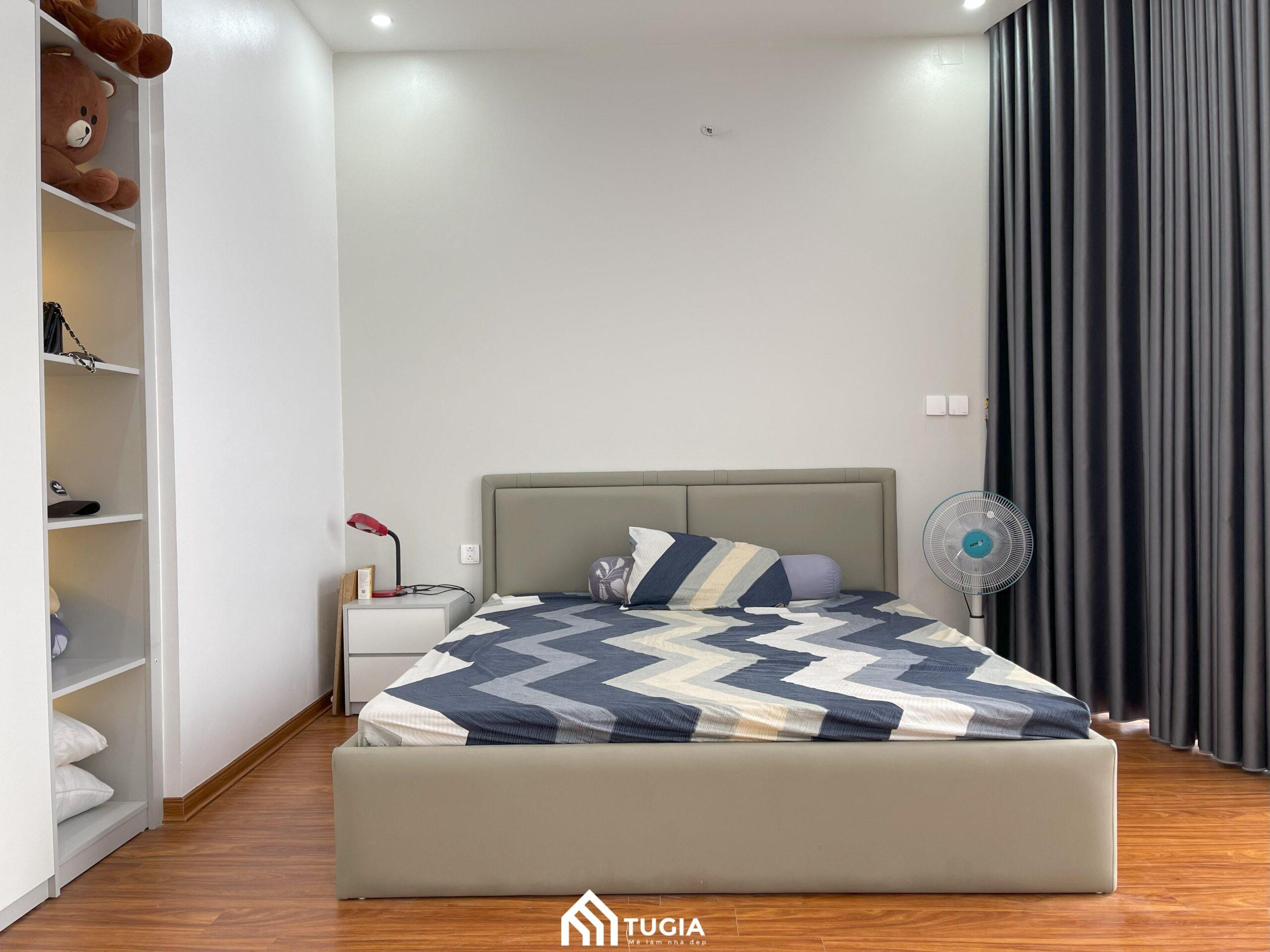 Thi công nội thất phòng ngủ bằng gỗ công nghiệp An Cường cao cấp