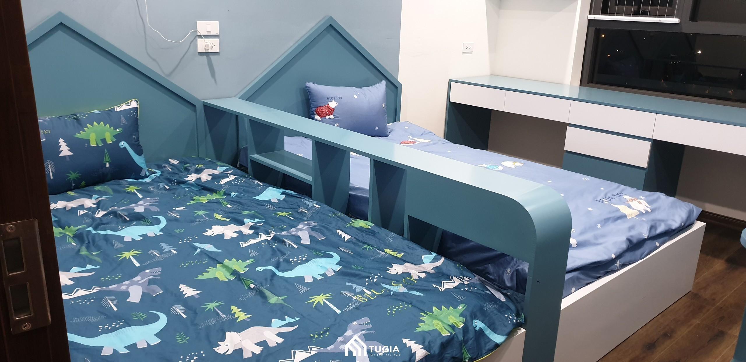 Thiết kế thi công nội thất phòng ngủ với combo nội thất phòng ngủ bé