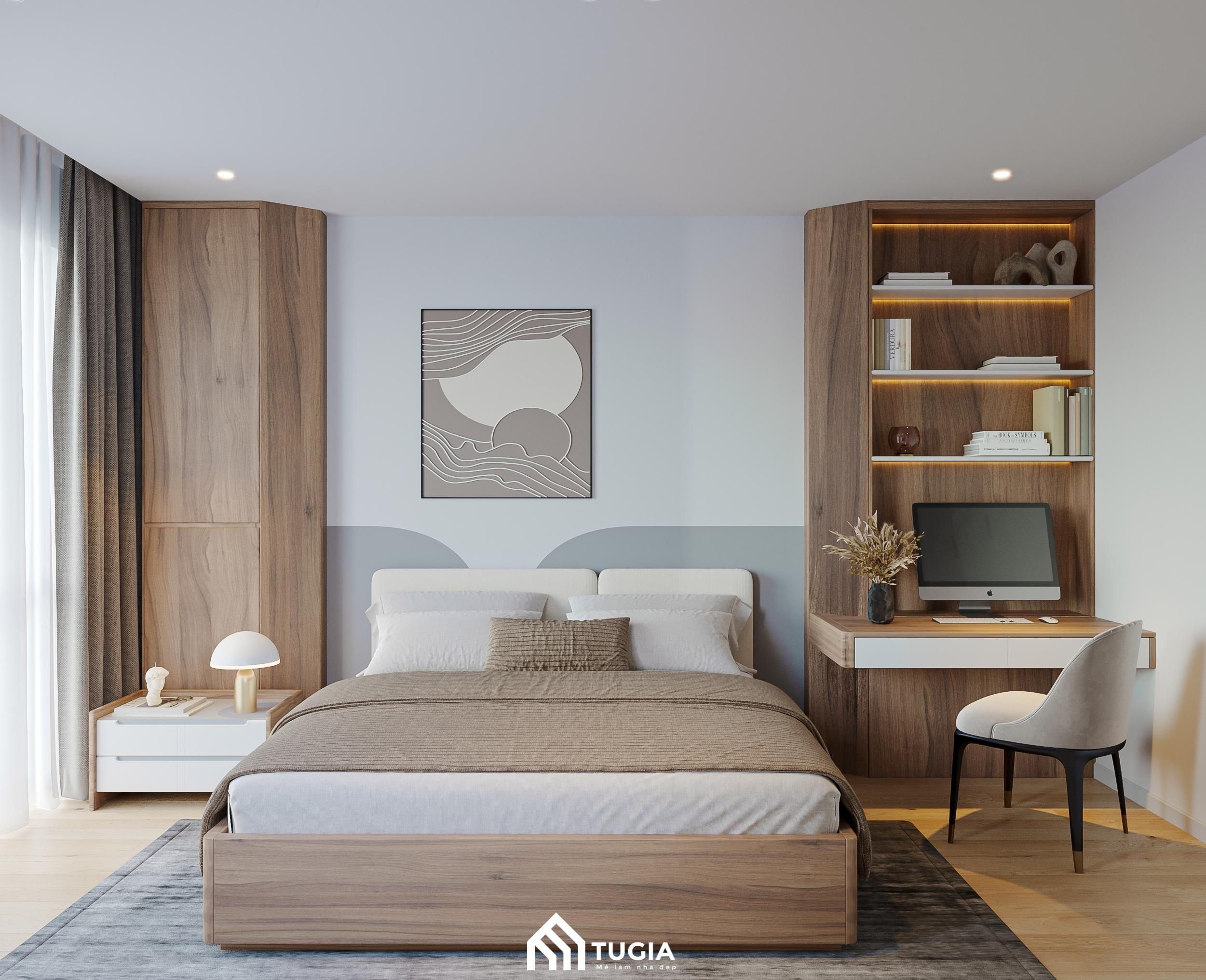 Thi công phòng ngủ phong cách Scandinavian được nhiều gia chủ lựa chọn
