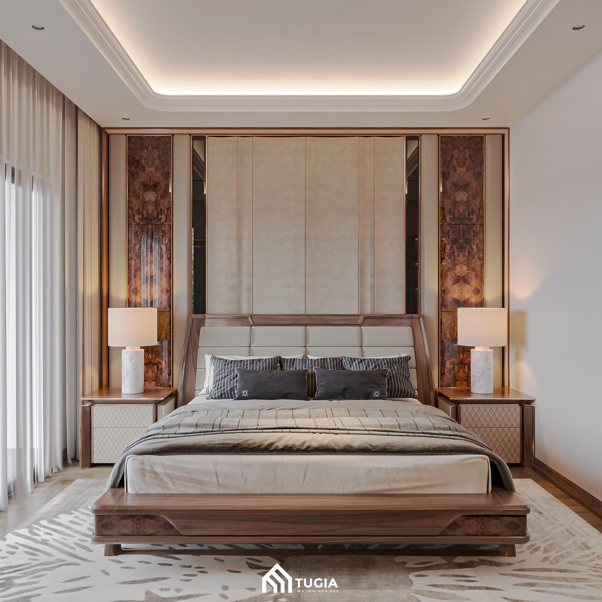 Ứng dụng những món đồ decor bằng đồng kết hợp gương đơn giản