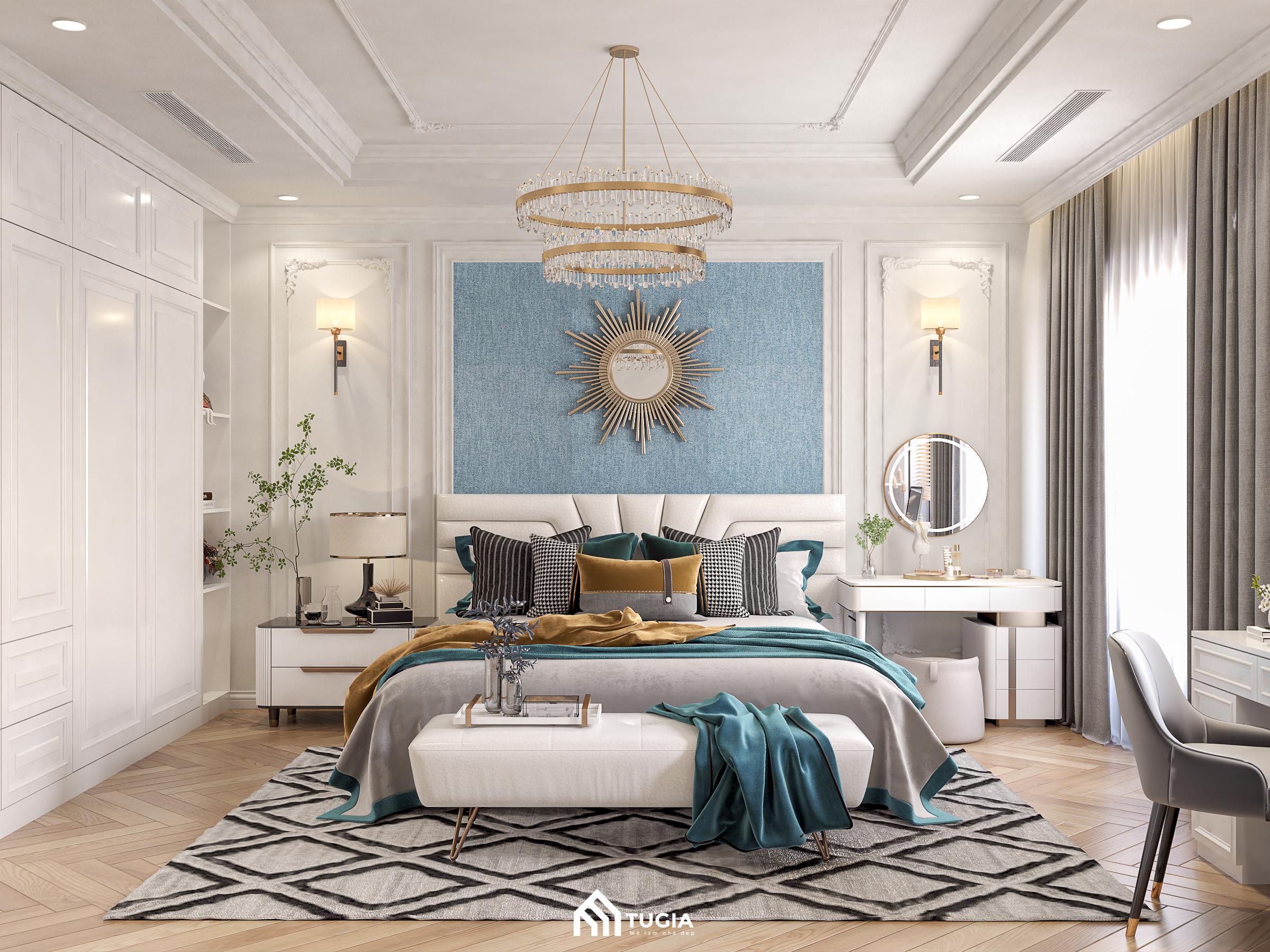 Ứng dụng những món đồ decor kết hợp gương hiện đại