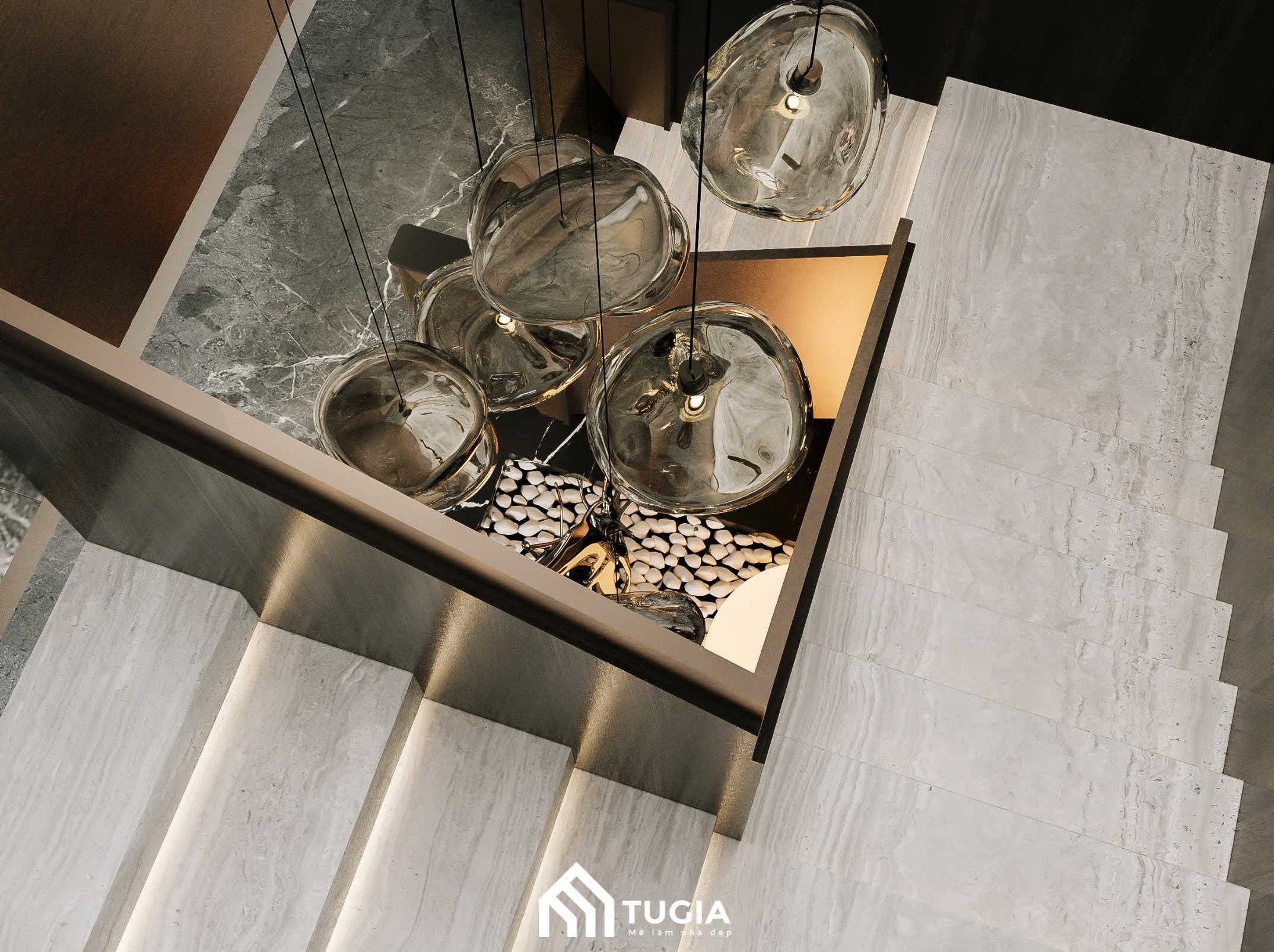 Nội thất biệt thự Luxury phối nhiều chi tiết cao cấp