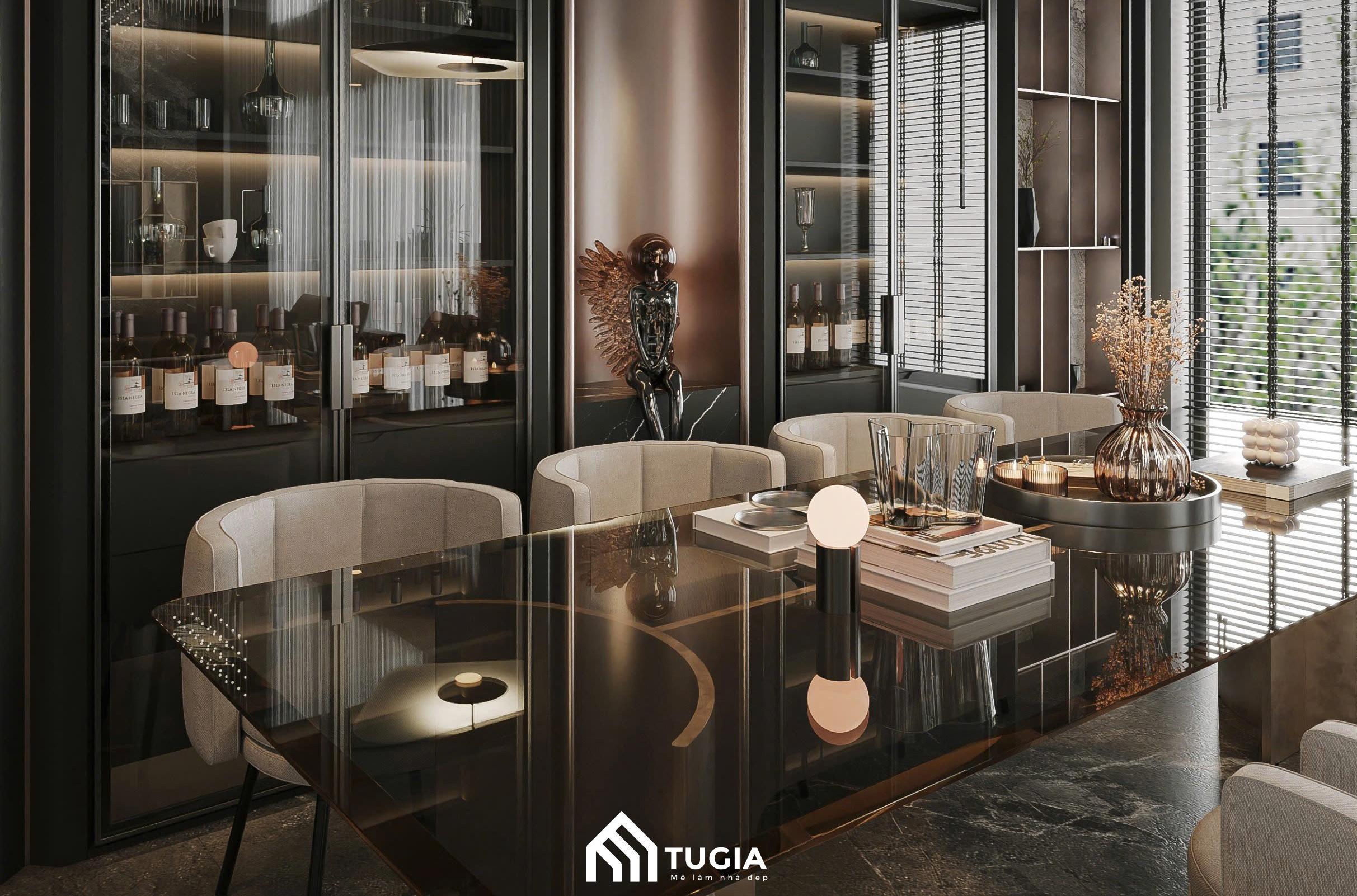 Phòng ăn biệt thự phong cách Luxury