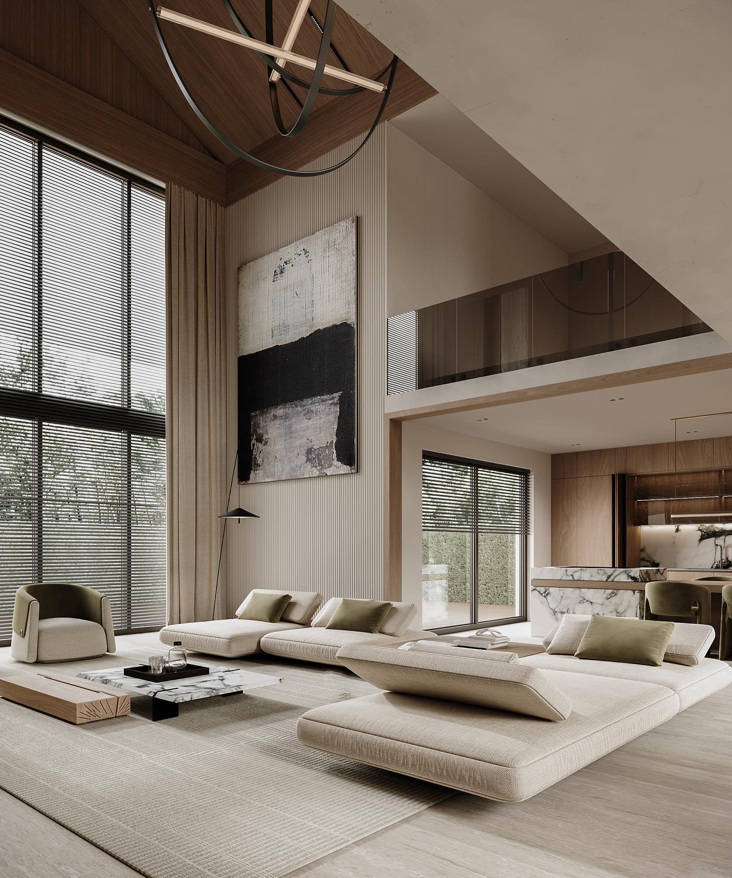 Không gian biệt thự phong cách đương đại