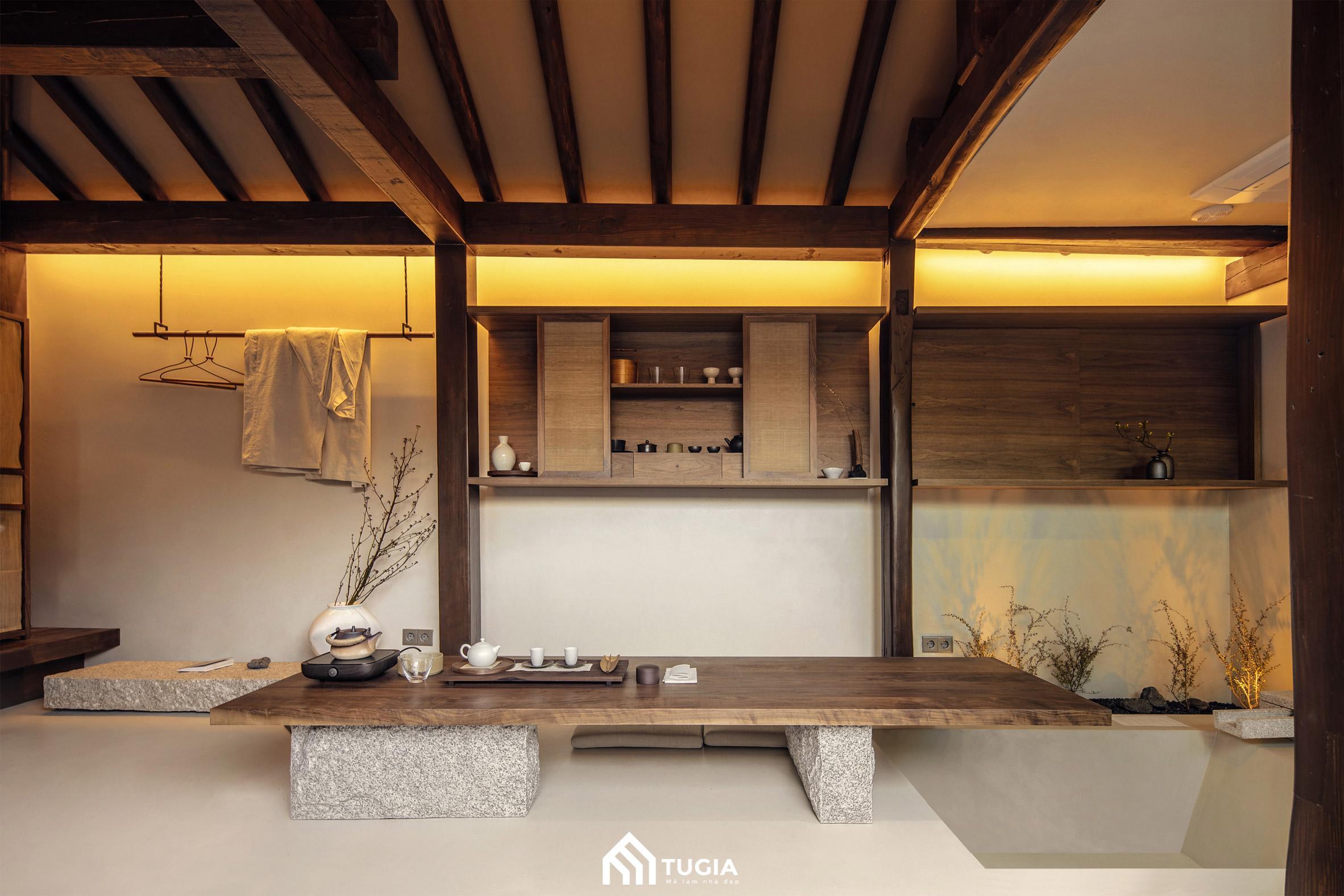 Phòng trà biệt thự phong cách Nhật Bản