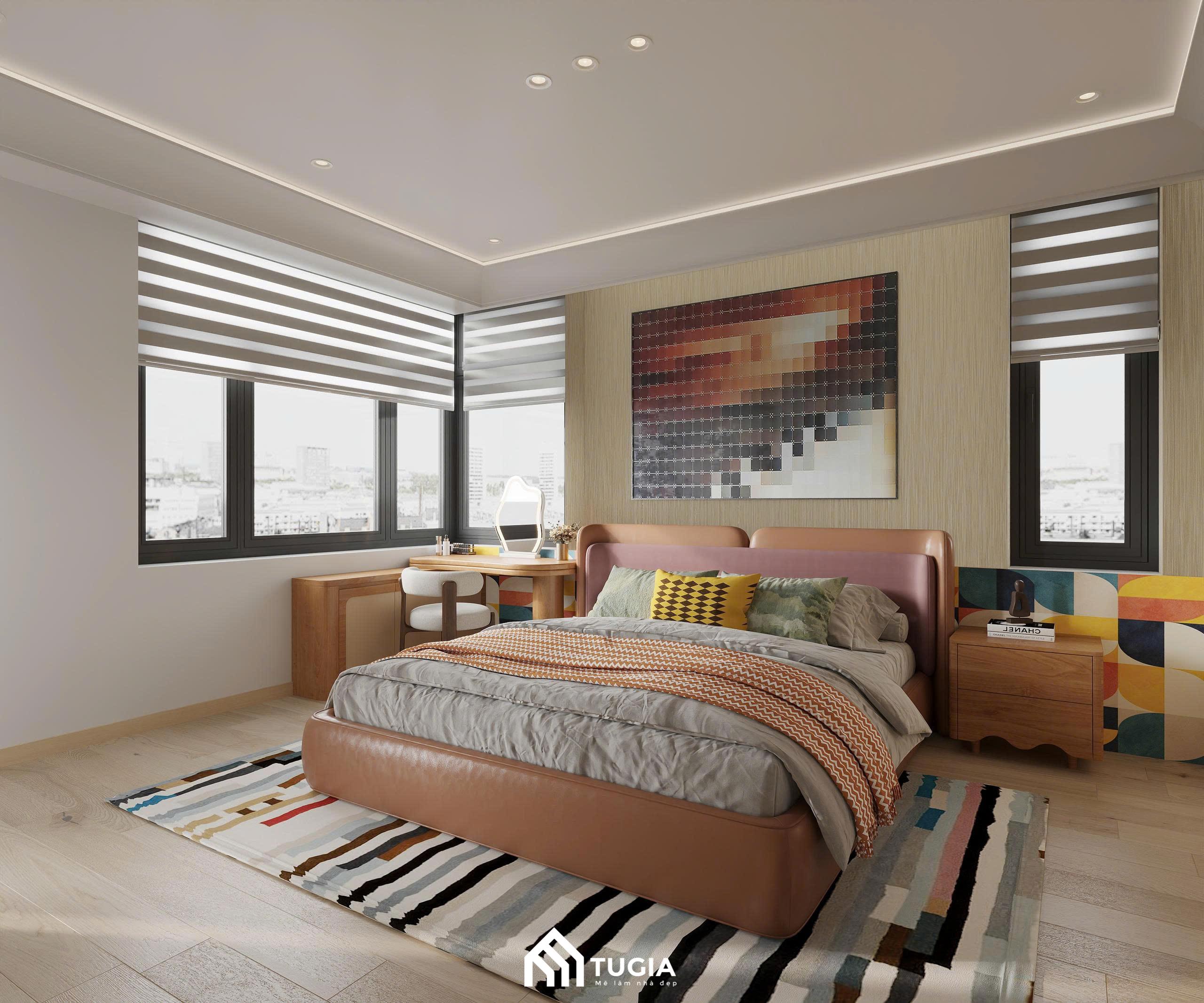 Kích thước cửa sổ hài hòa với diện tích phòng ngủ