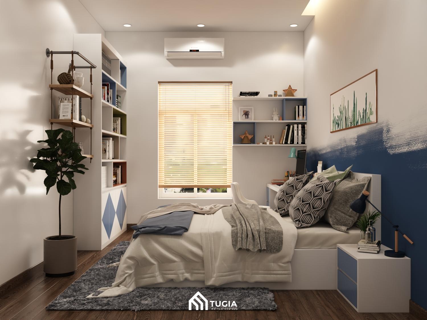 Decor phòng ngủ cho bé gái với tông màu trung tính phù hợp cho những bé có sự cá tính và nét độc đáo riêng