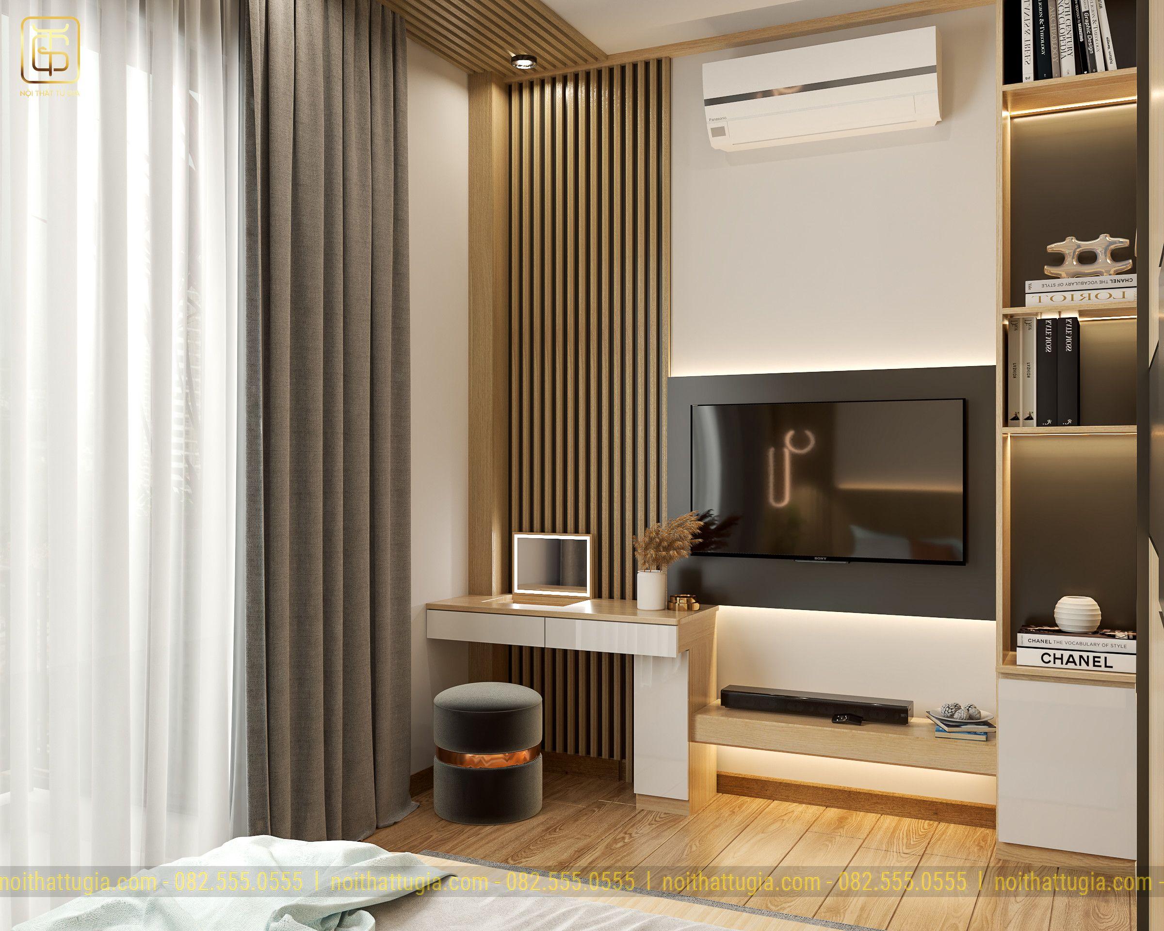 Nội thất phòng ngủ nhà phố luôn được đảm bảo sự tiện nghi, đầy đủ nhất khi biết cách bố trí hợp lý