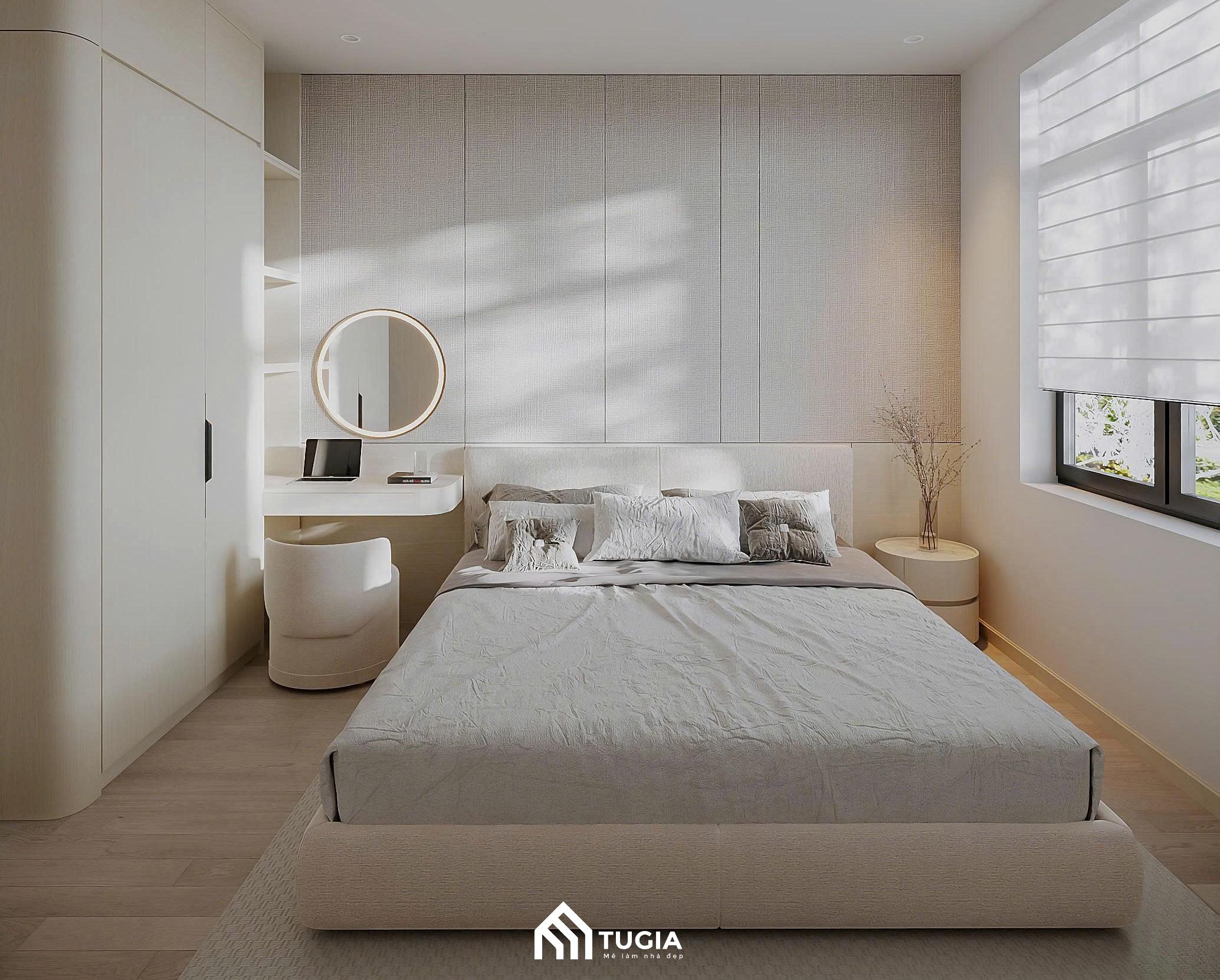 Mẫu thiết kế phòng ngủ diện tích nhỏ đơn giản mà vô cùng tinh tế