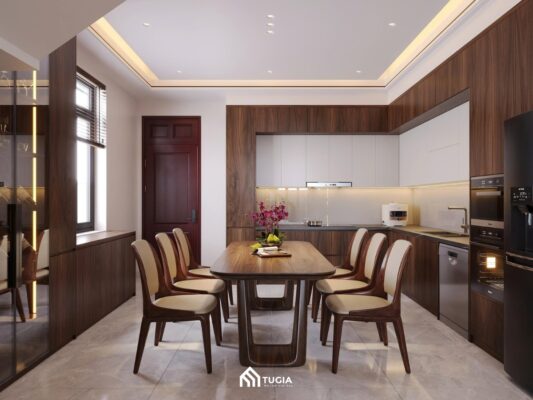 70+ Mẫu thiết kế phòng bếp nhà ống đẹp, sang trọng 2026