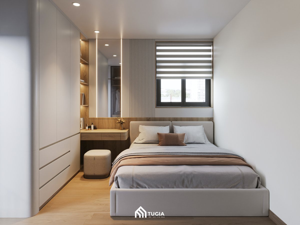 Mẫu thiết kế nội thất phòng ngủ nhỏ đẹp, hiện đại đón đầu xu hướng hiện nay