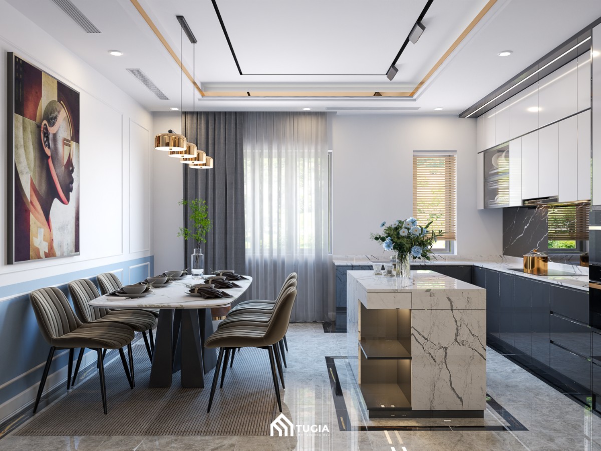 Lựa chọn gam màu chủ đạo khi thiết kế bếp nhà cấp 4 là rất quan trọng