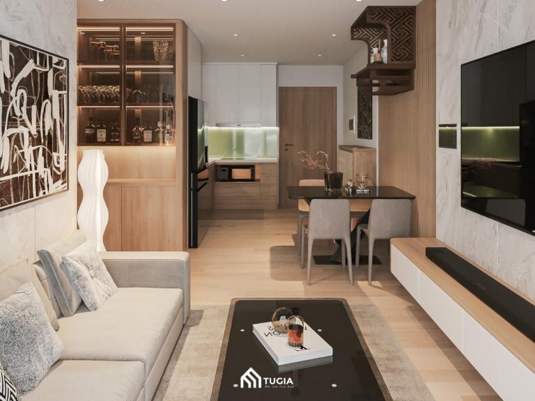 Những mẫu thiết kế nội thất chung cư 50m2 đẹp nhất 2026