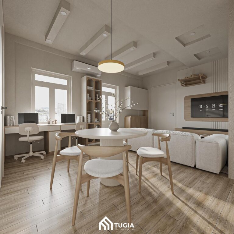 Bố cục nội thất được sắp xếp tối giản, ưu tiên khoảng trống để tăng sự thông thoáng khi di chuyển