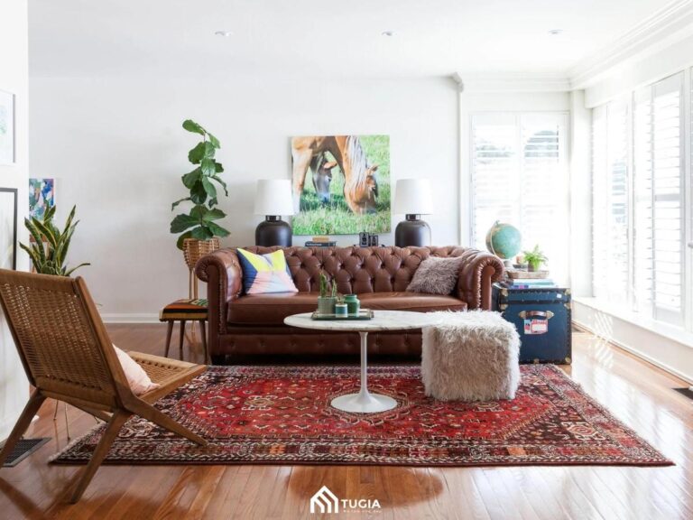40+ Mẫu decor phòng khách Vintage đẹp, độc đáo 2026