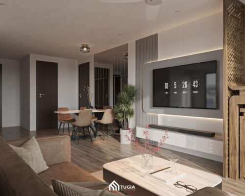 19+ Mẫu thiết kế nội thất chung cư 55m2 tối ưu diện tích