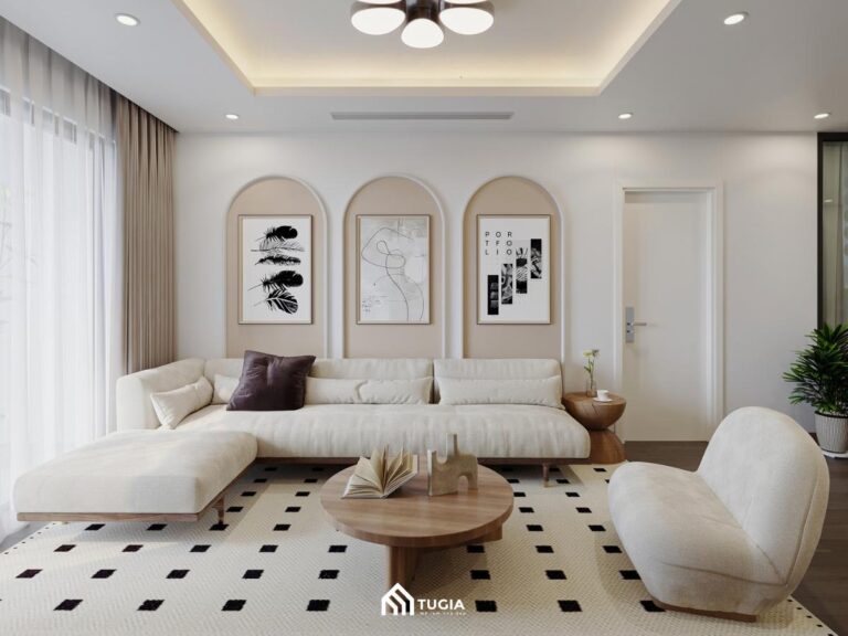 Những mẫu thiết kế nội thất chung cư 90m2 đẹp, đẳng cấp