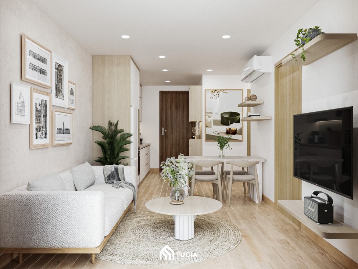 Mẫu thiết kế nội thất chung cư 3 phòng ngủ phong cách Minimalism tinh tế