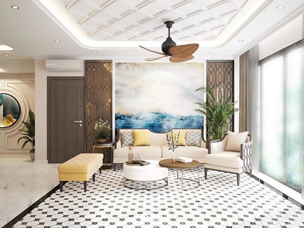 Thiết kế chung cư phong cách Indochine