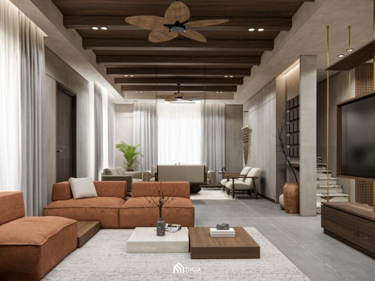 Thiết kế nhà phố phong cách Wabi Sabi