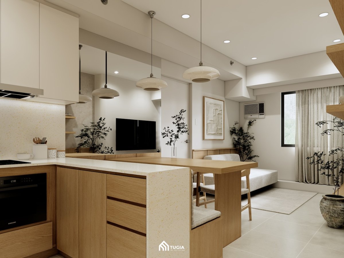 Thiết kế nội thất chung cư Wabi Sabi