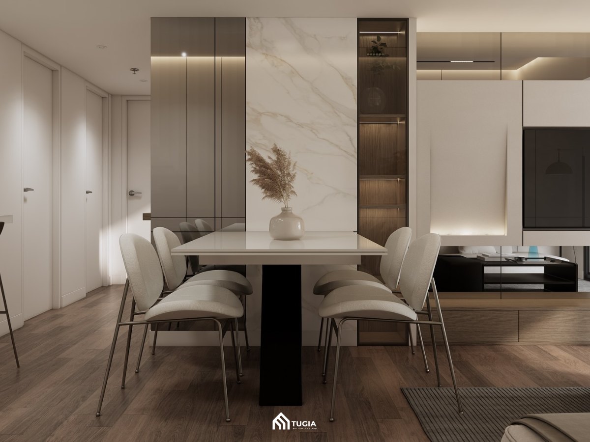 Thiết kế nội thất chung cư Wabi Sabi