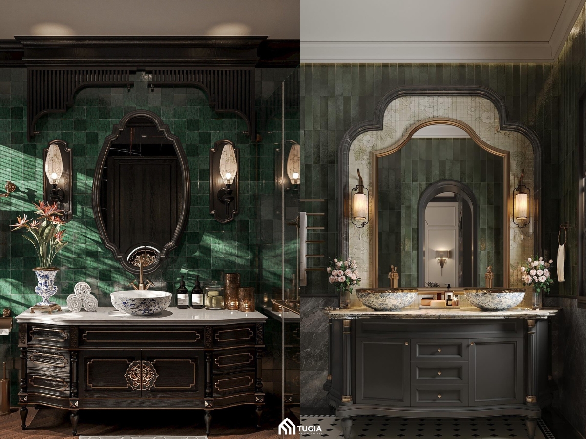 Thiết kế nội thất nhà phố phong cách Indochine