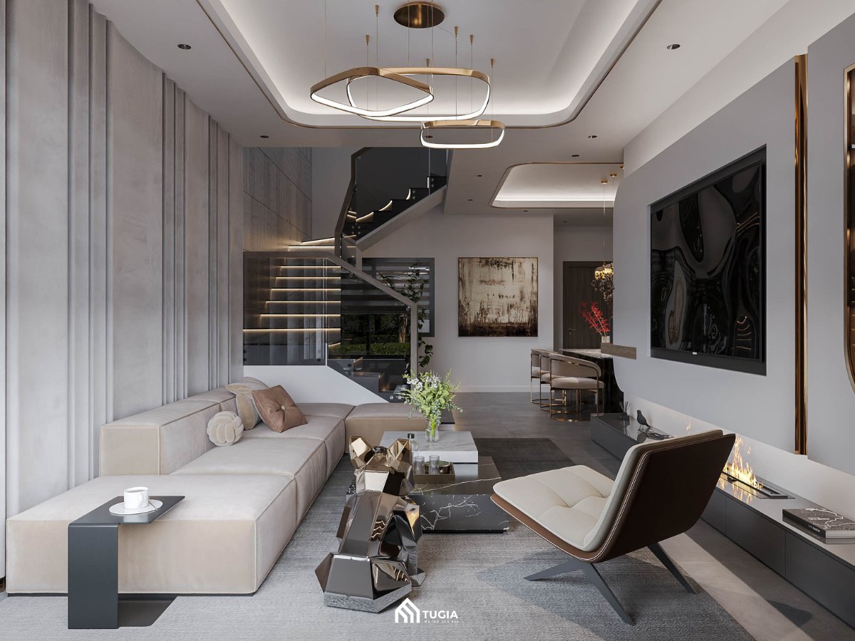 Thiết kế nội thất nhà phố Phú Mỹ Hưng