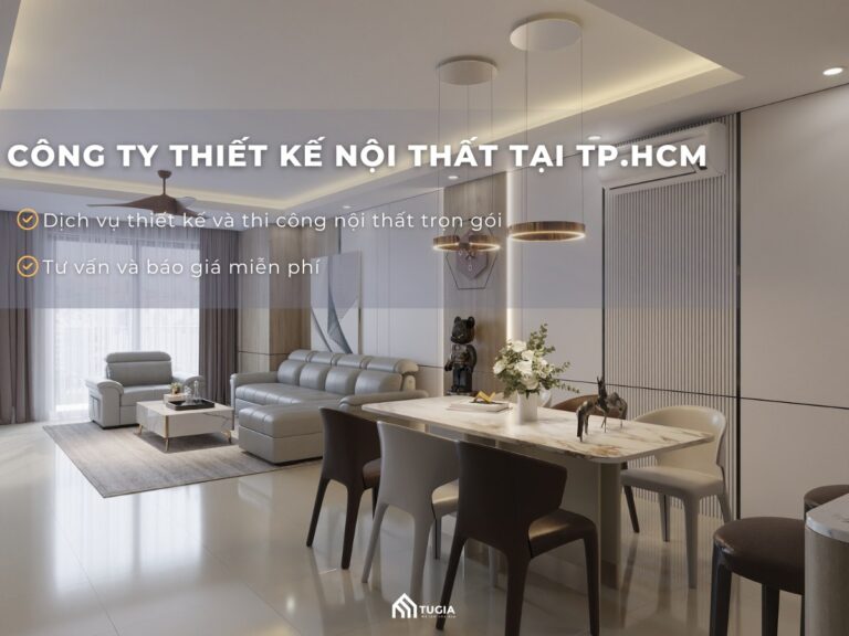 Top 20 công ty thiết kế nội thất tại TPHCM uy tín, chuyên nghiệp 2026