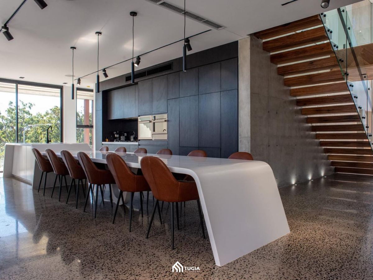 Đảo bếp kết hợp bàn ăn