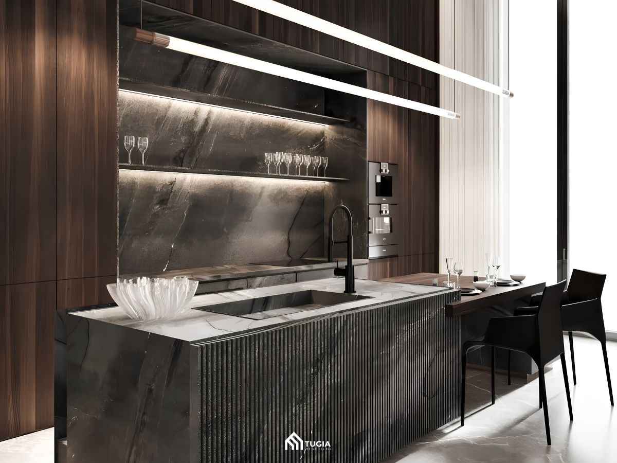 Kích thước bàn đảo bếp