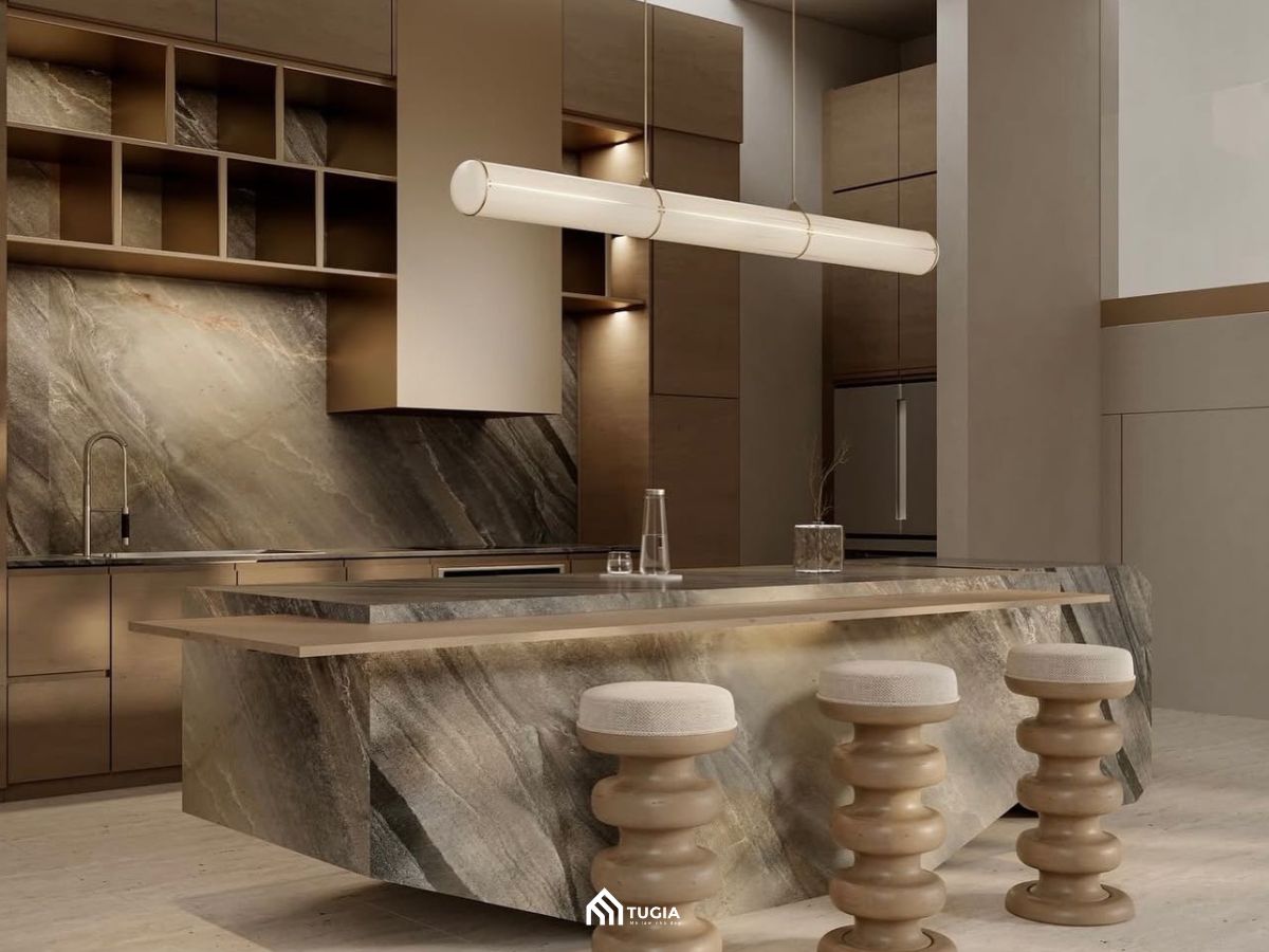 Kích thước bàn đảo bếp