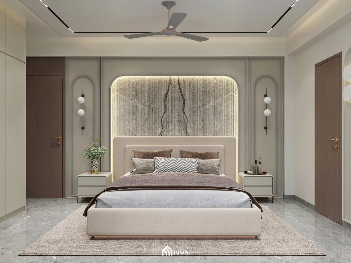 Phòng ngủ phong cách Wabi Sabi