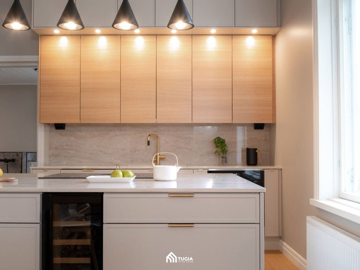 Thiết kế phòng bếp Scandinavian