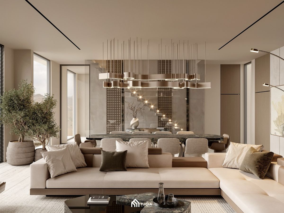 Thiết kế phòng khách Morden-Luxury