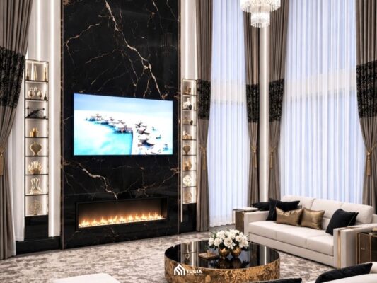 Thiết kế phòng khách Morden Luxury