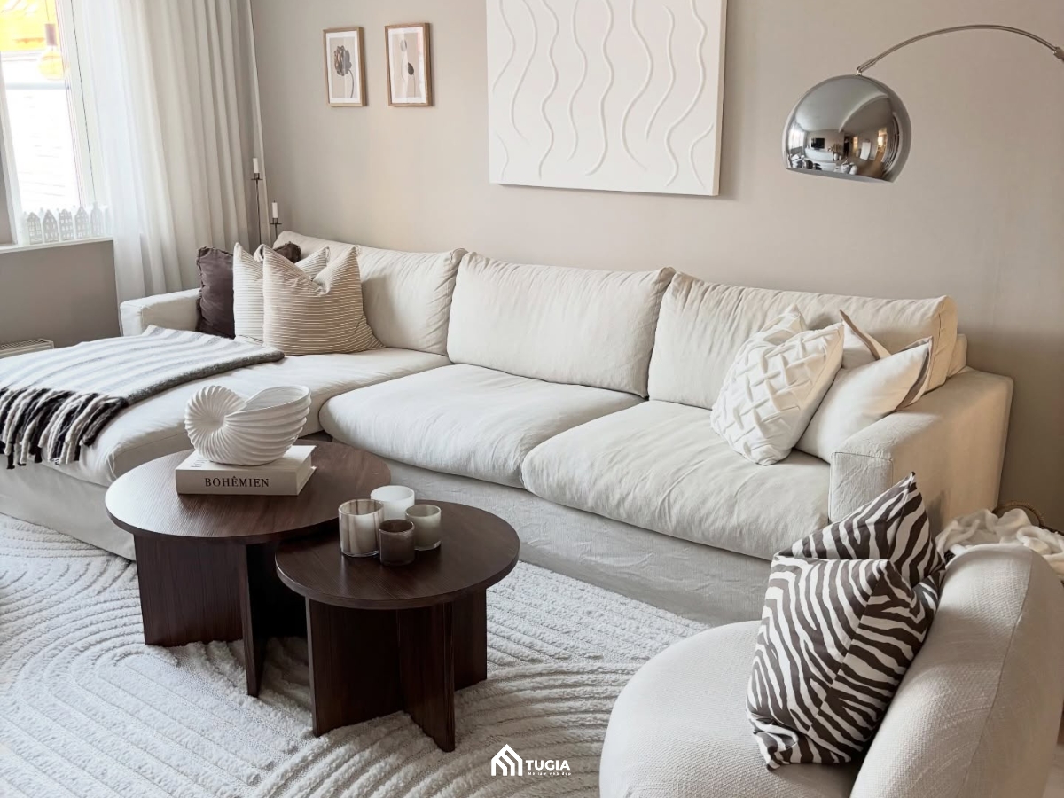 Thiết kế phòng khách phong cách Bắc Âu