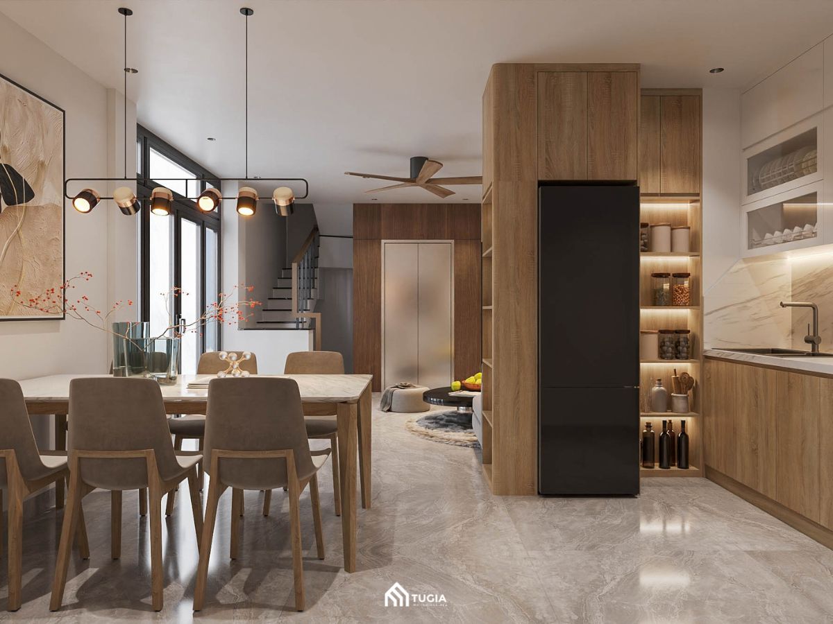 Thiết kế nội thất nhà phố 3 tầng