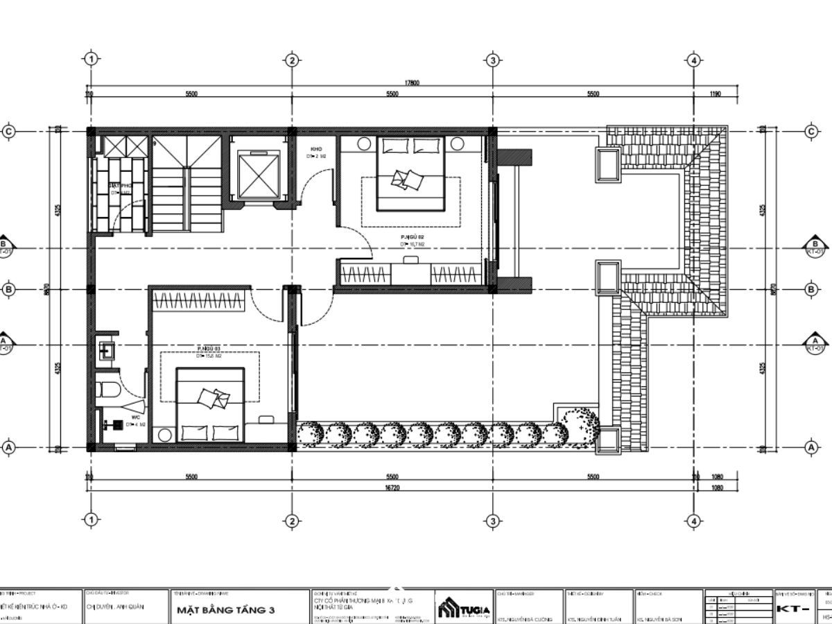 Thiết kế nội thất nhà phố 3 tầng