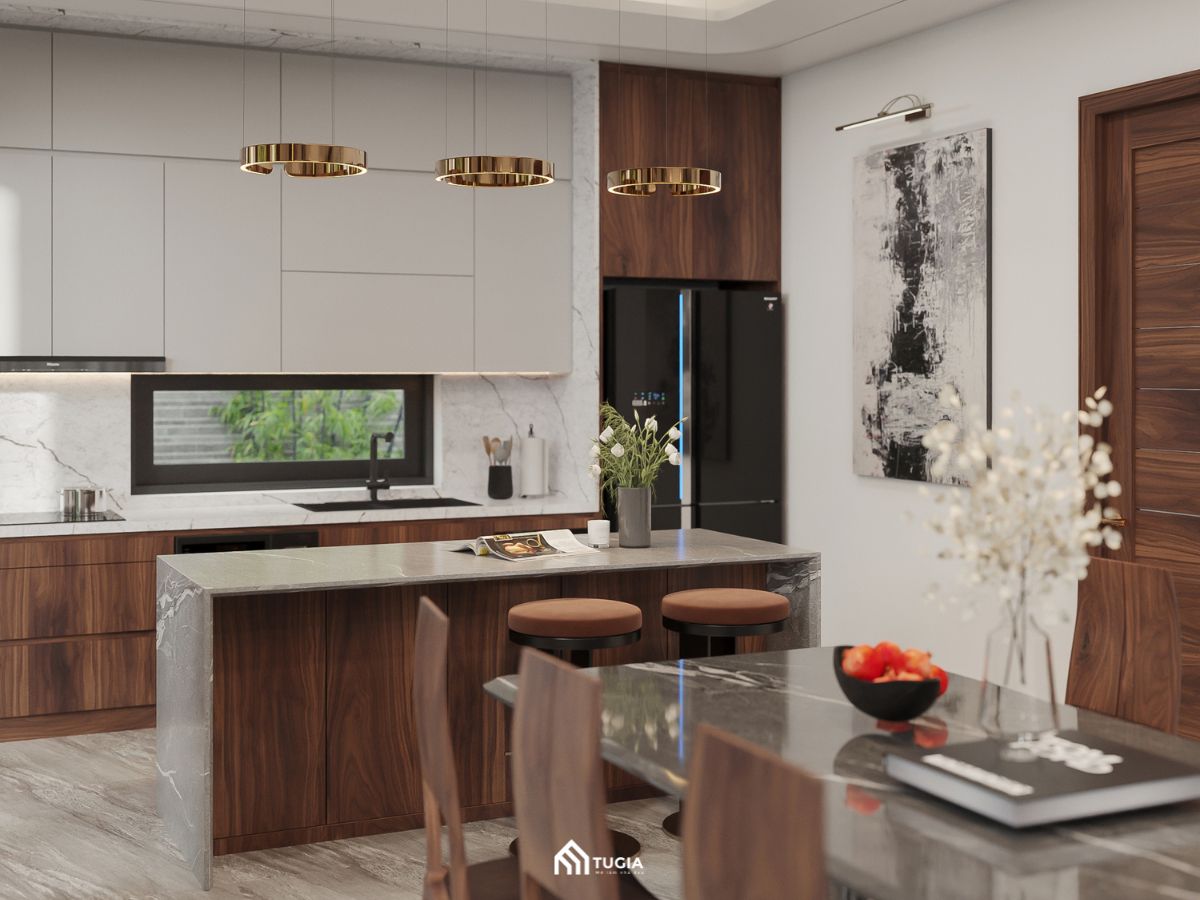 Thiết kế nội thất nhà phố 4 tầng