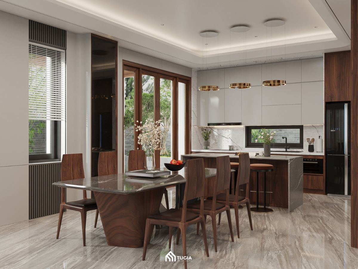 Thiết kế nội thất nhà phố 4 tầng