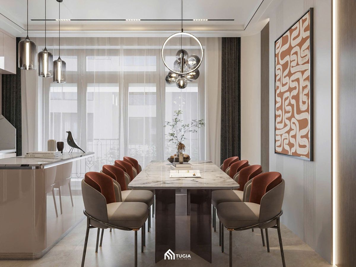 Thiết kế nội thất nhà phố 4 tầng