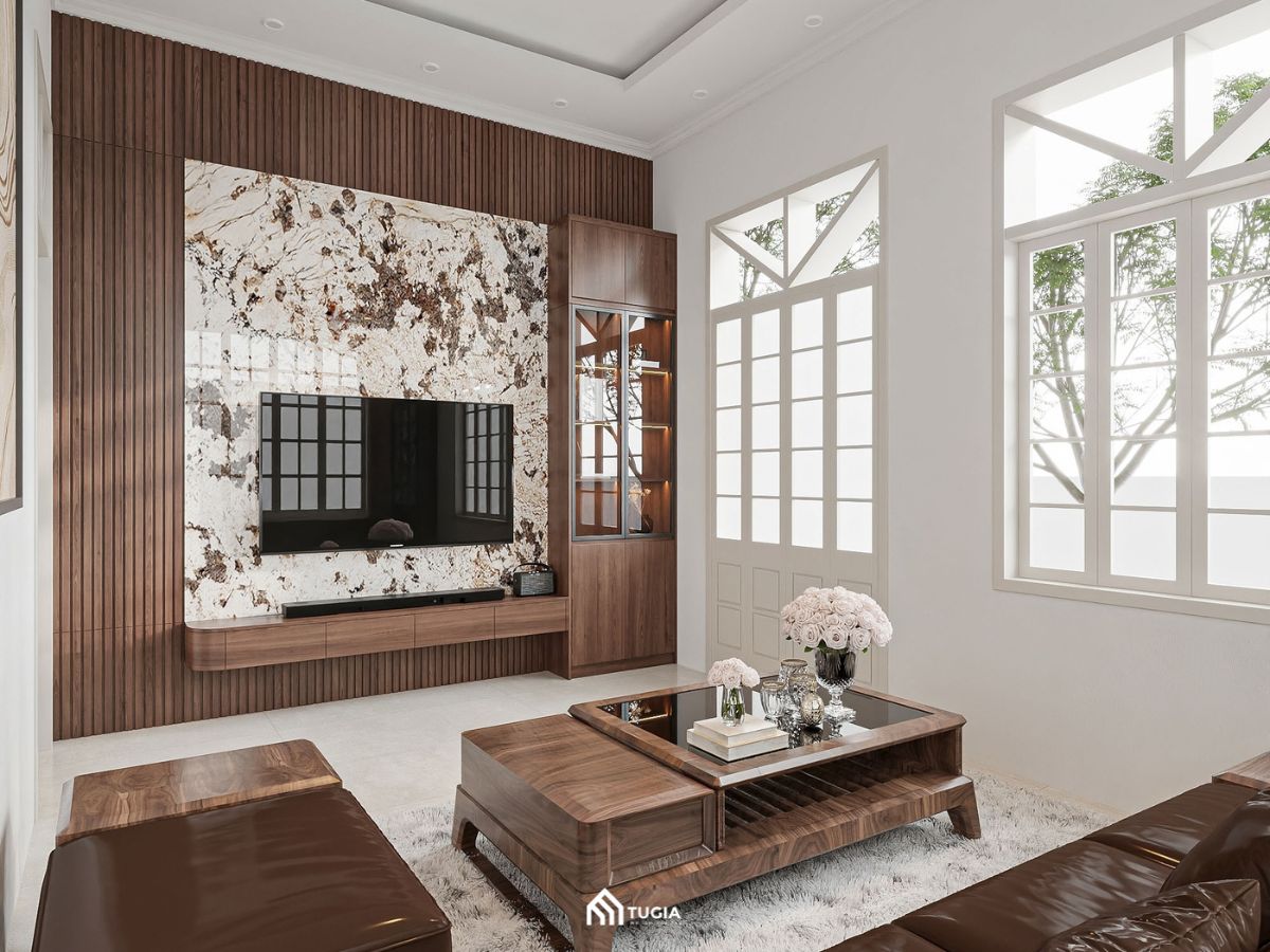 Trang trí tường phòng khách