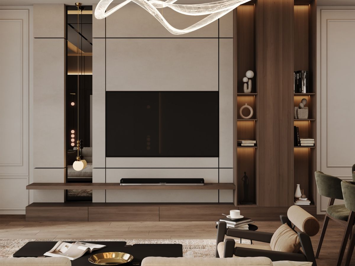 Thiết kế phòng khách 12m2