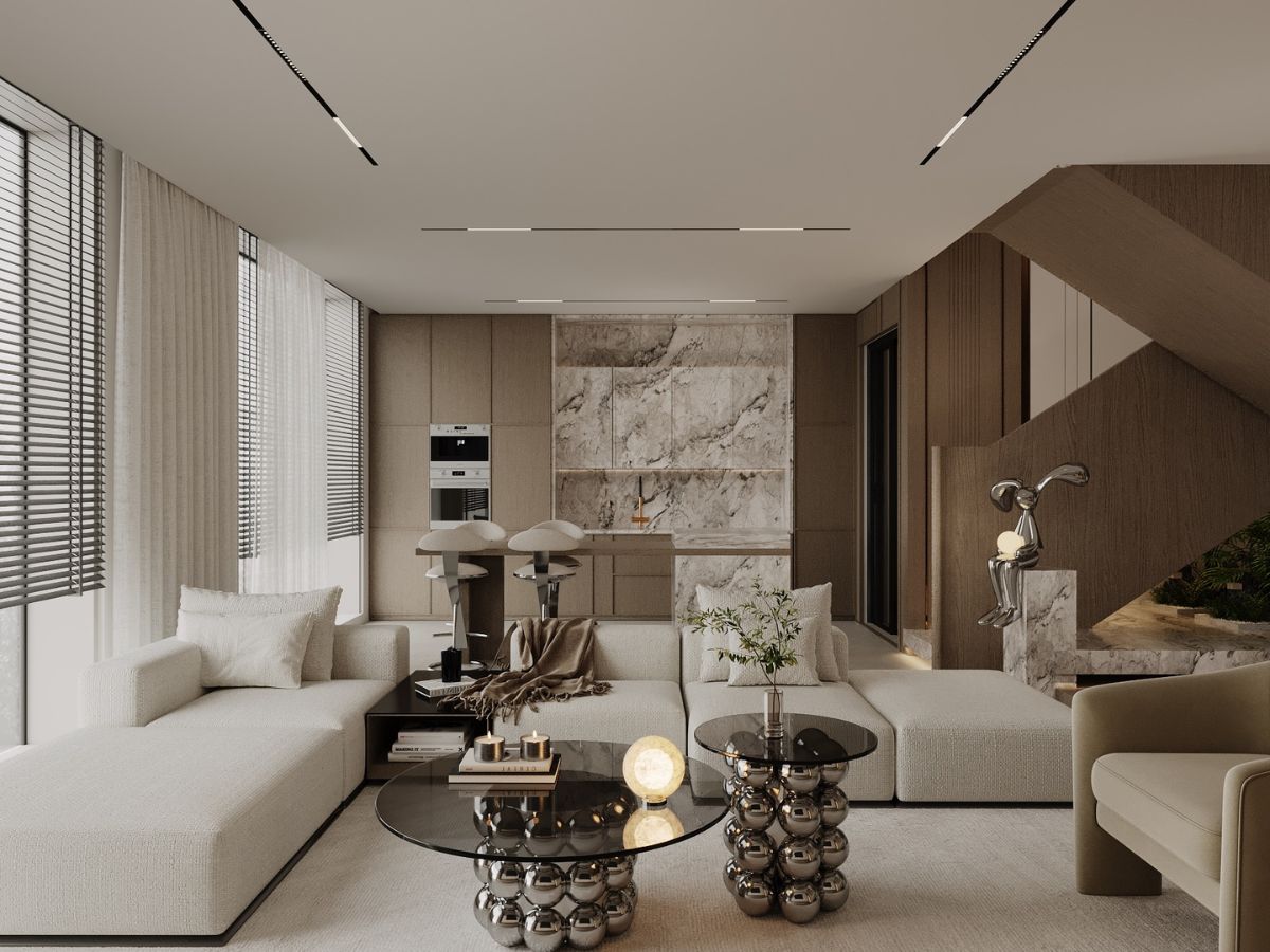 Thiết kế phòng khách 12m2