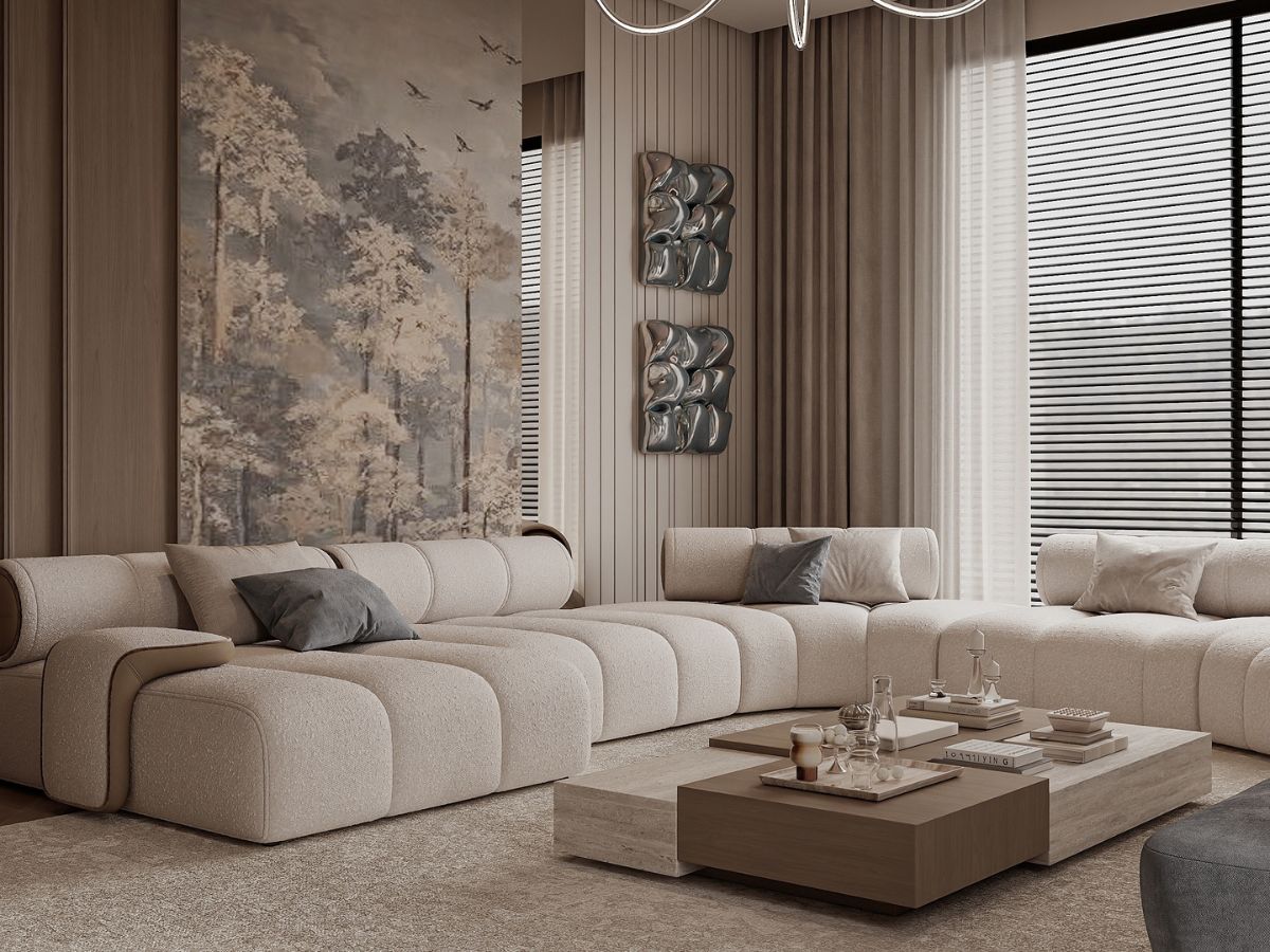 Thiết kế phòng khách 12m2